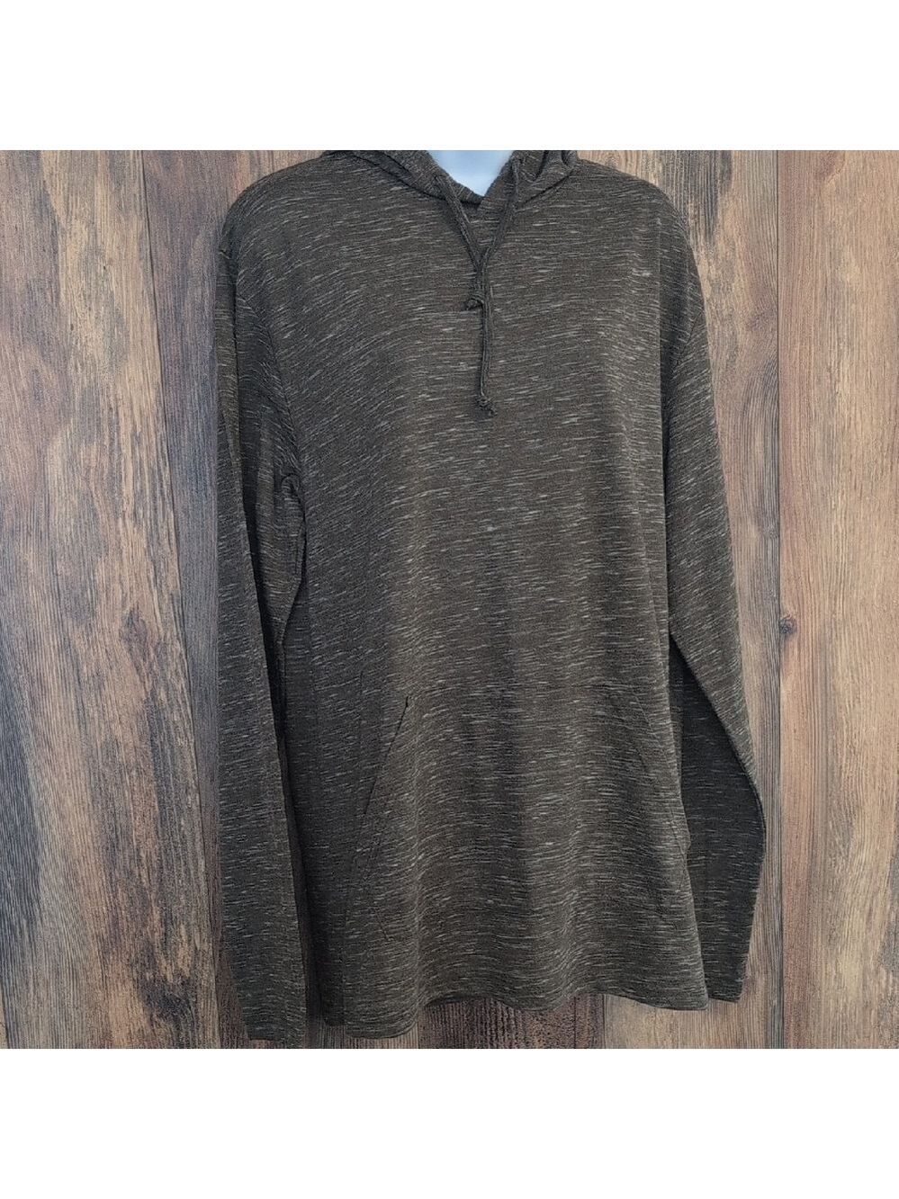 Straight Faded Olive Thin Hoodie XL